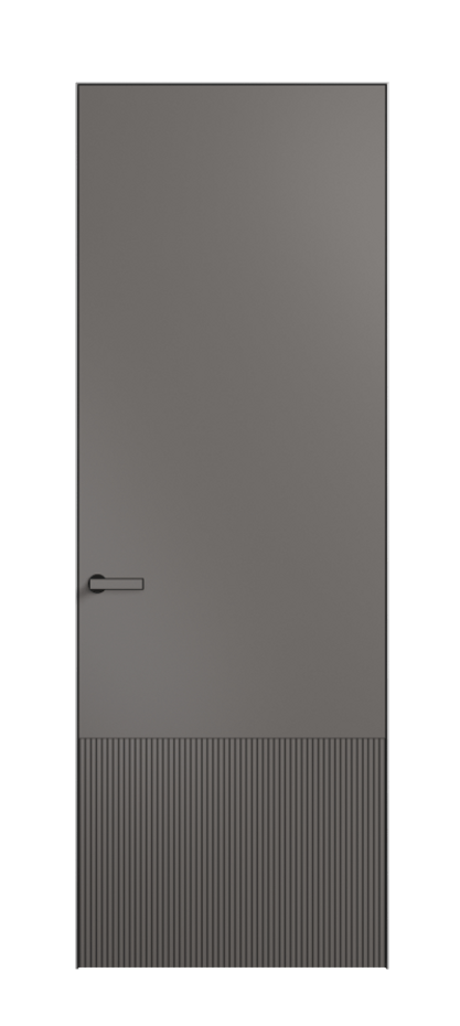 Межкомнатная дверь Velvet АКП 8202 Матовый классический серый. Цена 66689  | Volhovec