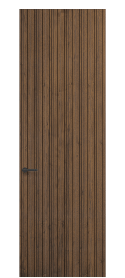 Дверь межкомнатная Select АКП 0021 Орех умбра матовый  Скрытый короб Черный Цена 98989 ₽ Наличники уже входят в базовый комплект. Фабрика дверей Волховец 8 (800) 551 43 19 Межкомнатная дверь Select АКП 0021 Орех умбра матовый  Цена 98989 ₽ | Volhovec