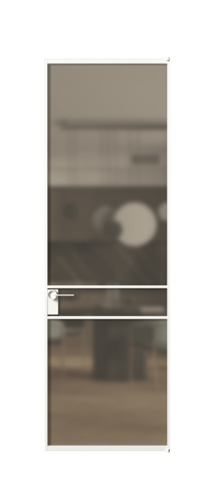 Алюминиевая дверь АЛПЛ040.02 Алюминий Белый Сатинированное бронзовое стекло, триплекс. Без короба бел Цена 120130 Стоимость комплекта двери включает:
1. Полотно (600/650/700/750/800/850/900/950*2000-2400 мм).
2. Короб
3. Комплект фурнитуры (2 торцевые петли и магнитный замок с ответной планкой). Фабрика дверей Волховец 8 (800) 551 43 19 Алюминиевая дверь АЛПЛ040.02 Алюминий Белый Сатинированное бронзовое стекло, триплекс Цена 120130 | Volhovec