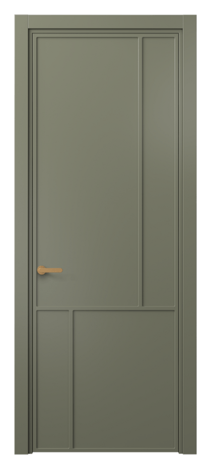 Межкомнатная дверь Frame 8606 Матовый оливковый тёмный  Цена 41199 ₽ | Volhovec