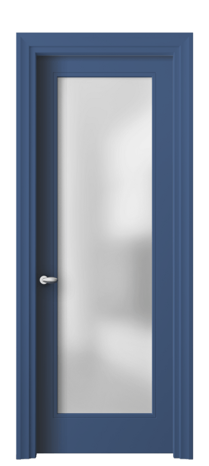 Межкомнатная дверь Esse 8502 Матовый белоснежный Сатинированное стекло Цена 68799 ₽ | Volhovec