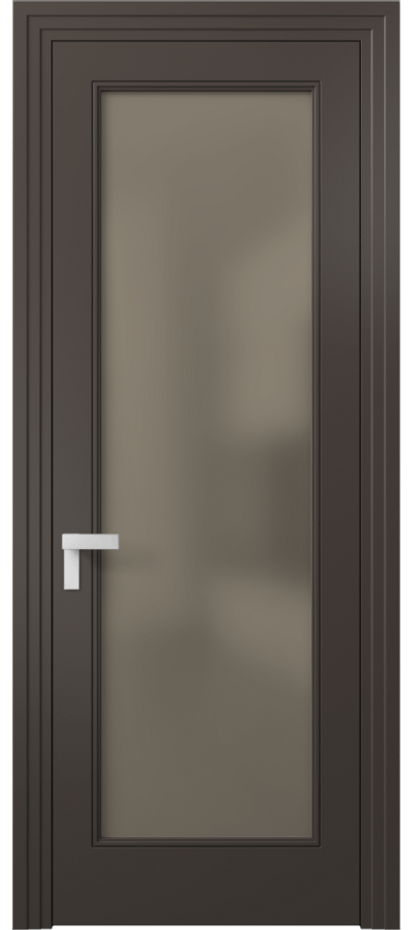 Дверь межкомнатная Rocca 8300 Матовый антрацит Сатинированное бронзовое стекло, триплекс, 8 мм Каскадный компланарный наличник МАН Цена 62319 ₽ Наличники уже входят в базовый комплект. Фабрика дверей Волховец 8 (800) 551 43 19 Межкомнатная дверь Rocca 8300 Матовый антрацит Сатинированное бронзовое стекло, триплекс, 8 мм Цена 62319 ₽ | Volhovec