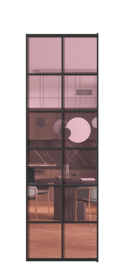 Алюминиевая дверь АЛПЛ040.05 Алюминий Черный Прозрачное розовое стекло, триплекс, 6мм. Без короба чер Цена 136090 Стоимость комплекта двери включает:
1. Полотно (600/650/700/750/800/850/900/950*2000-2400 мм).
2. Короб
3. Комплект фурнитуры (2 торцевые петли и магнитный замок с ответной планкой). Фабрика дверей Волховец 8 (800) 551 43 19 Алюминиевая дверь АЛПЛ040.05 Алюминий Черный Прозрачное розовое стекло, триплекс, 6мм Цена 136090 | Volhovec