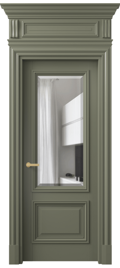 Дверь межкомнатная Antique 7302 Бук оливковый тёмный Прозрачное стекло с фацетом, 6 мм КЭП + Объёмный фриз + Карниз БОТ Цена 124183 ₽ Наличники уже входят в базовый комплект. Фабрика дверей Волховец 8 (800) 551 43 19 Межкомнатная дверь Antique 7302 Бук оливковый тёмный Прозрачное стекло с фацетом, 6 мм Цена 124183 ₽ | Volhovec