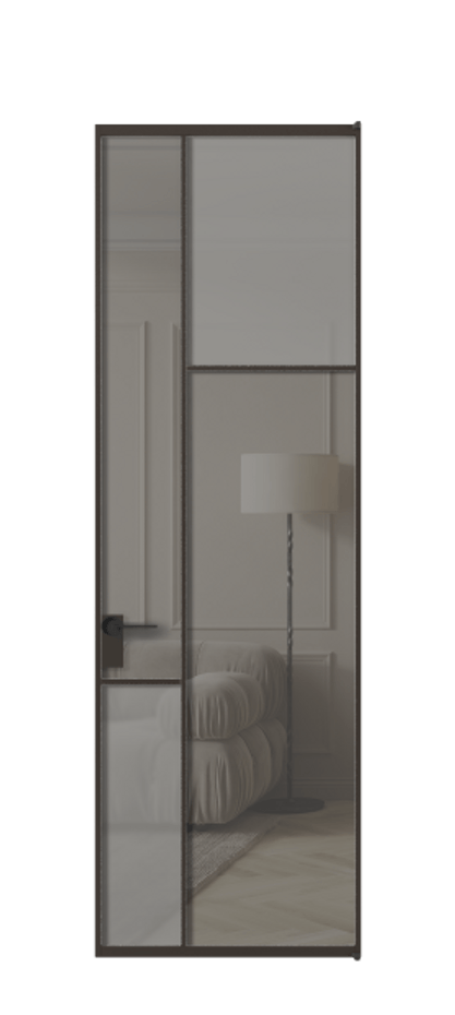 Дверь межкомнатная Mosaic АЛПЛ041.11 Алюминий антрацит Сатинированное серое стекло, триплекс, 6 мм + Прозрачное серое стекло, триплекс, 6 мм Без короба ААН Цена 127772 Стоимость комплекта двери включает:
1. Полотно (600/650/700/750/800/850/900/950*2000-2400 мм).
2. Короб
3. Комплект фурнитуры (2 торцевые петли и магнитный замок с ответной планкой). Фабрика дверей Волховец 8 (800) 551 43 19 Межкомнатная дверь Mosaic АЛПЛ041.11 Алюминий антрацит Сатинированное серое стекло, триплекс, 6 мм + Прозрачное серое стекло, триплекс, 6 мм Цена 127772 ₽ | Volhovec