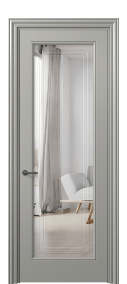 Дверь межкомнатная Mascot 8400 Матовый нейтральный серый Двустороннее зеркало с гравировкой "Грани"», триплекс, 7 мм Фигурный наличник МНСР Цена 63679 ₽ Наличники уже входят в базовый комплект. Фабрика дверей Волховец 8 (800) 551 43 19 Межкомнатная дверь Mascot 8400 Матовый нейтральный серый Двустороннее зеркало с гравировкой "Грани"», триплекс, 7 мм Цена 63679 ₽ | Volhovec