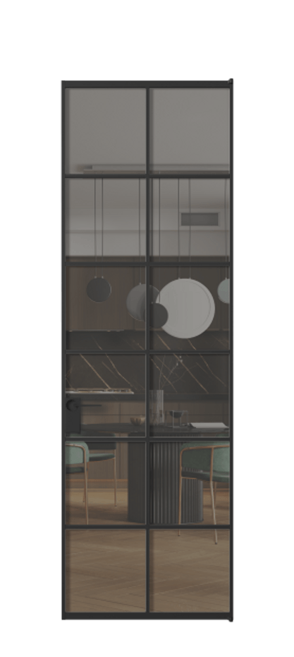 Алюминиевая дверь АЛПЛ040.05 Алюминий Черный Прозрачное серое стекло, триплекс, 6 мм. Без короба чер Цена 136090 Стоимость комплекта двери включает:
1. Полотно (600/650/700/750/800/850/900/950*2000-2400 мм).
2. Короб
3. Комплект фурнитуры (2 торцевые петли и магнитный замок с ответной планкой). Фабрика дверей Волховец 8 (800) 551 43 19 Алюминиевая дверь АЛПЛ040.05 Алюминий Черный Прозрачное серое стекло, триплекс, 6 мм Цена 136090 | Volhovec