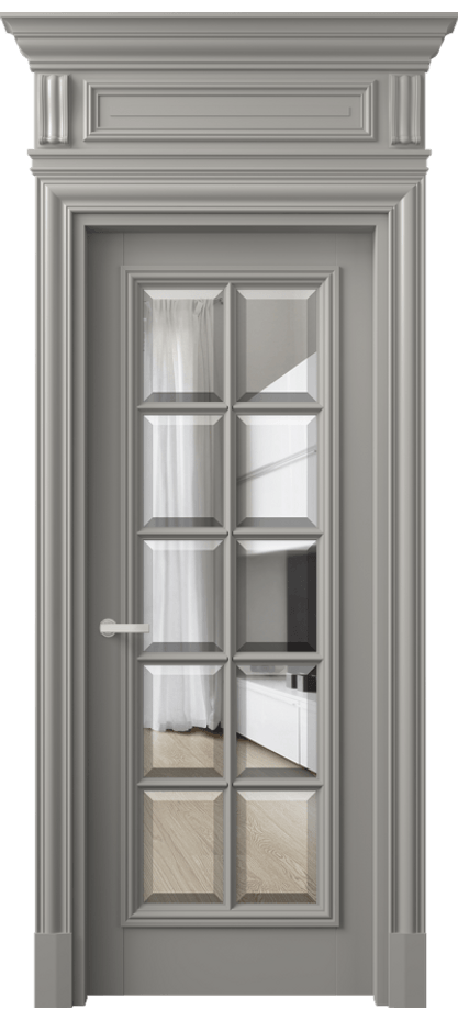 Дверь межкомнатная Antique 7310 Бук нейтральный серый Прозрачное стекло с фацетом КЭП + Объёмный фриз + Карниз БНСР Цена 184009 ₽ Наличники уже входят в базовый комплект. Фабрика дверей Волховец 8 (800) 551 43 19 Межкомнатная дверь Antique 7310 Бук нейтральный серый Прозрачное стекло с фацетом Цена 184009 ₽ | Volhovec