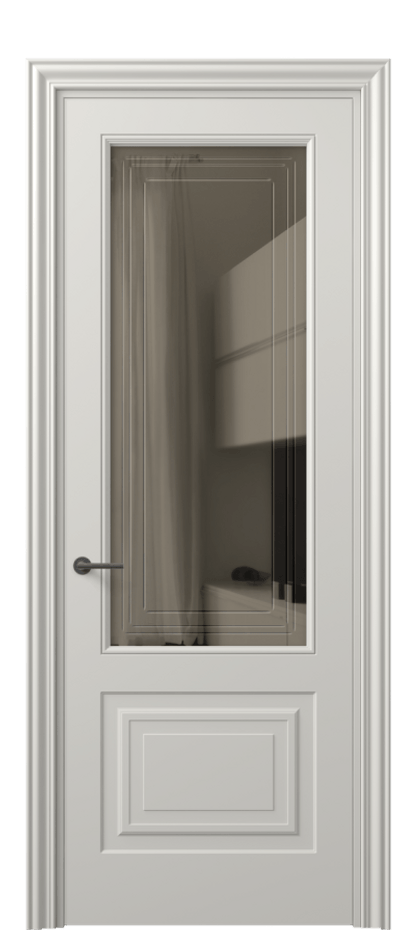 Дверь межкомнатная Mascot 8452 Матовый тёплый серый Прозрачное бронзовое стекло с гравировкой "Грани", триплекс, 7 мм Фигурный наличник МТСР Цена 77599 ₽ Наличники уже входят в базовый комплект. Фабрика дверей Волховец 8 (800) 551 43 19 Межкомнатная дверь Mascot 8452 Матовый тёплый серый Прозрачное бронзовое стекло с гравировкой "Грани", триплекс, 7 мм Цена 77599 ₽ | Volhovec