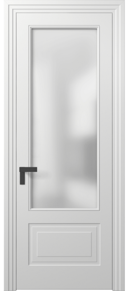 Межкомнатная дверь Rocca 8342 Матовый белоснежный Сатинированное стекло Цена 82899 ₽ | Volhovec