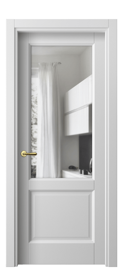 Дверь межкомнатная Галант 1422 Матовый белоснежный Прозрачное стекло Гладкий наличник МБЛ Цена 52399 ₽ Наличники уже входят в базовый комплект. Фабрика дверей Волховец 8 (800) 551 43 19 Межкомнатная дверь Галант 1422 Матовый белоснежный Прозрачное стекло Цена 52399 ₽ | Volhovec