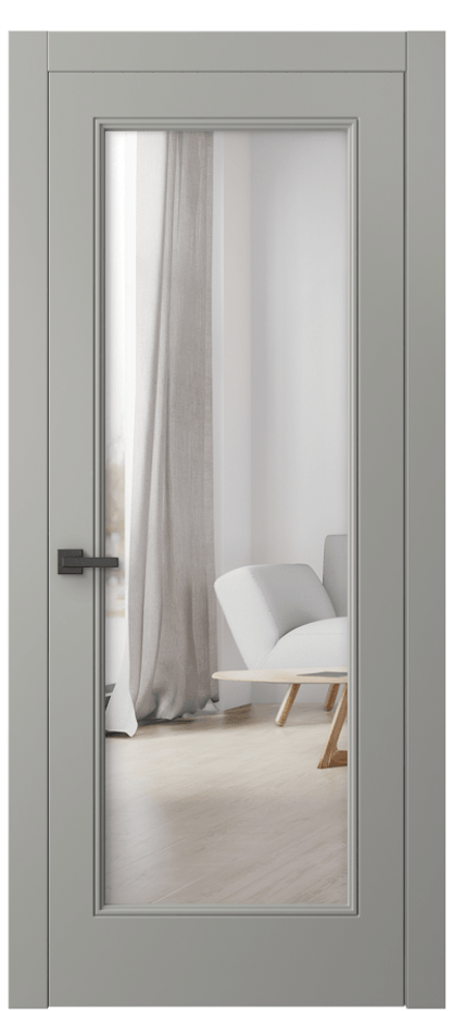 Дверь межкомнатная Linea 8300 Матовый нейтральный серый Двустороннее зеркало, триплекс 8 мм Гладкий компланарный наличник МНСР* Цена 57839 ₽ Наличники уже входят в базовый комплект. Фабрика дверей Волховец 8 (800) 551 43 19 Межкомнатная дверь Linea 8300 Матовый нейтральный серый Двустороннее зеркало, триплекс 8 мм Цена 57839 ₽ | Volhovec