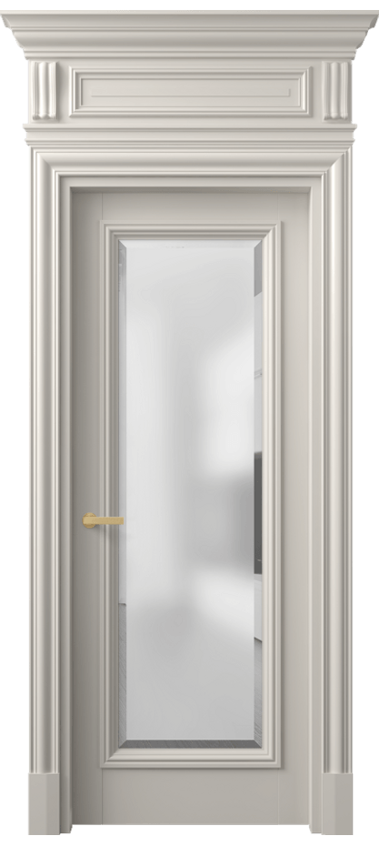 Дверь межкомнатная Antique 7300 Бук облачный серый Сатинированное стекло с фацетом КЭП + Объёмный фриз + Карниз БОС Цена 164609 ₽ Наличники уже входят в базовый комплект. Фабрика дверей Волховец 8 (800) 551 43 19 Межкомнатная дверь Antique 7300 Бук облачный серый Сатинированное стекло с фацетом Цена 164609 ₽ | Volhovec