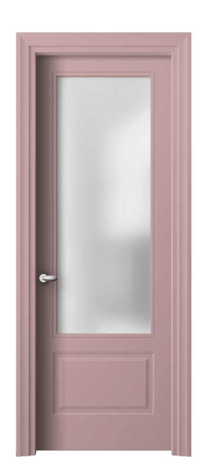 Межкомнатная дверь Esse 8542 Матовый белоснежный Сатинированное стекло Цена 68799 ₽ | Volhovec