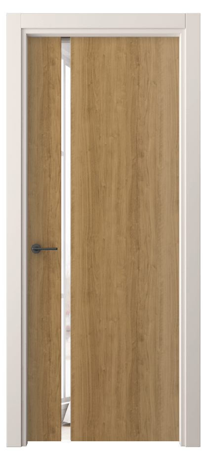 Межкомнатная дверь Freedom 4222 Грецкий орех Двустороннее зеркало, триплекс Цена 40299 ₽ | Volhovec