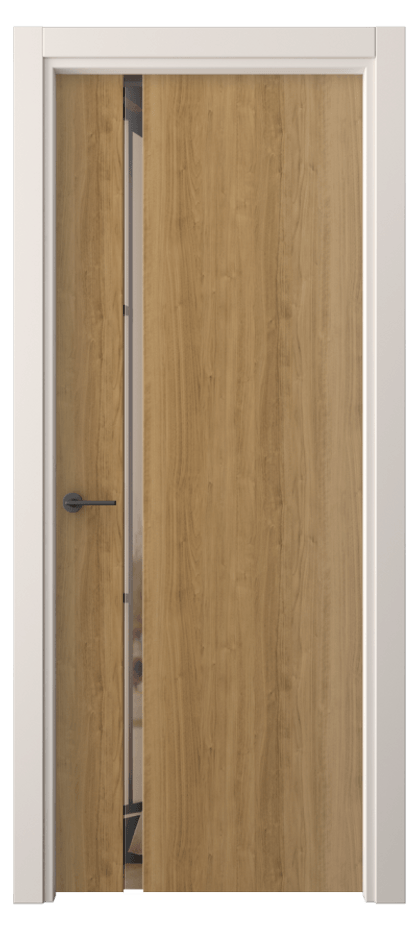 Межкомнатная дверь Freedom 4222 Грецкий орех Двустороннее бронзовое зеркало, триплекс Цена 40299 ₽ | Volhovec