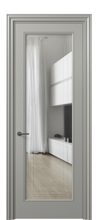 Дверь межкомнатная Mascot 8400 Матовый нейтральный серый Прозрачное стекло с гравировкой "Грани", триплекс, 7 мм Фигурный наличник МНСР Цена 62079 ₽ Наличники уже входят в базовый комплект. Фабрика дверей Волховец 8 (800) 551 43 19 Межкомнатная дверь Mascot 8400 Матовый нейтральный серый Прозрачное стекло с гравировкой "Грани", триплекс, 7 мм Цена 62079 ₽ | Volhovec