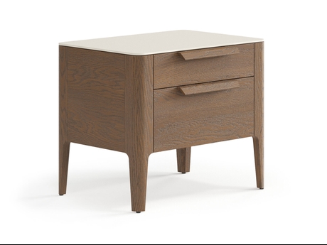 Мебель Тумба прикроватная Piega 2 ящика. Цвет Дуб туманный матовый. Материал Массив дуба матовый. Коллекция Тумба прикроватная Piega 2 ящика. Фото. Мебель Тумба прикроватная Piega 2 ящика. Цвет Дуб туманный матовый. Материал Массив дуба матовый. Коллекция Тумба прикроватная Piega 2 ящика. Картинка.