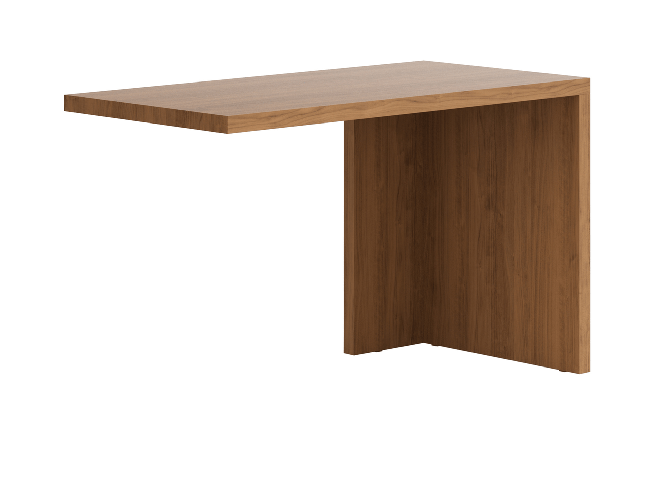 Письменный стол с 1 опорой лесной орех