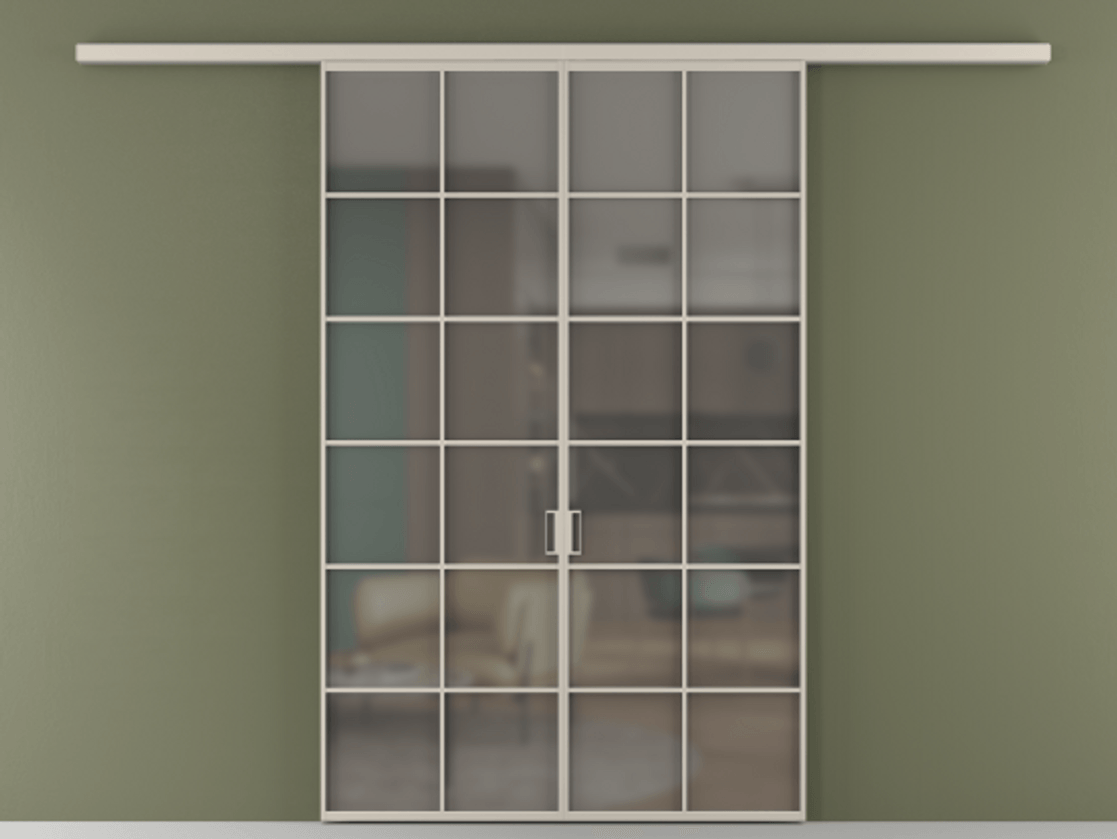 Перегородка Formato вдоль стены 2 створки АЛПР 040.05 Алюминий светло-бежевый Сатинированное серое стекло, триплекс. Цена 215440 ₽ 1. Полотно 2 шт. (800/2100 мм)
2. Комплект установки раздвижной системы
3. Базовый комплект фурнитуры
4.Ручка RONDO
. Фабрика дверей Волховец 8 (800) 551 43 19 Перегородка Formato вдоль стены 2 створки АЛПР 040.05 Алюминий светло-бежевый Сатинированное серое стекло, триплекс Цена 215440 ₽ | Volhovec