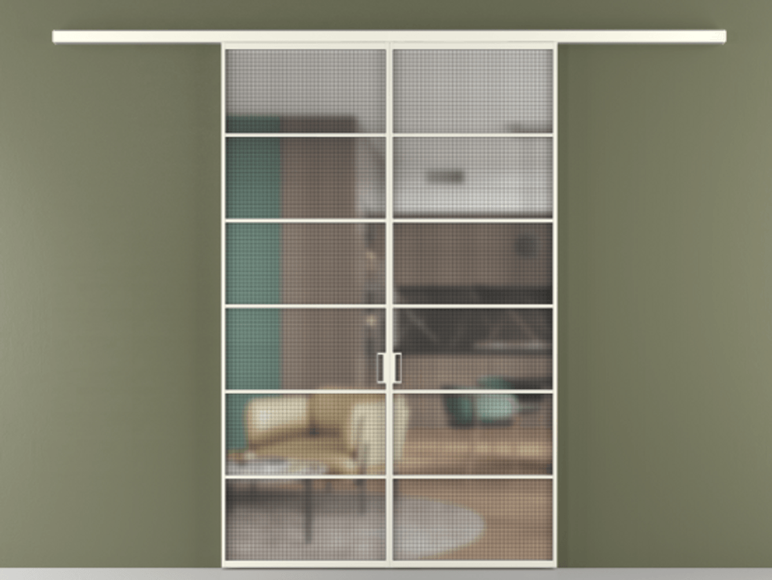 Перегородка Formato вдоль стены двустворчатая #VENDORCODE# #FURNISH# #GLASS# Цена #PRICE# #CURRENCY# | Volhovec