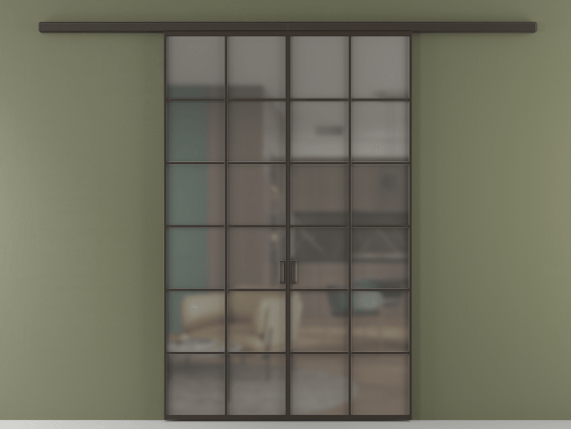 Перегородка Formato вдоль стены 2 створки АЛПР 040.05 Алюминий антрацит Сатинированное серое стекло, триплекс. Цена 215440 ₽ 1. Полотно 2 шт. (800/2100 мм)
2. Комплект установки раздвижной системы
3. Базовый комплект фурнитуры
4.Ручка RONDO
. Фабрика дверей Волховец 8 (800) 551 43 19 Перегородка Formato вдоль стены 2 створки АЛПР 040.05 Алюминий антрацит Сатинированное серое стекло, триплекс Цена 215440 ₽ | Volhovec