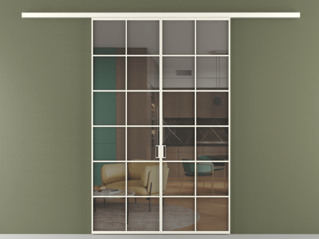 Перегородка Formato вдоль стены 2 створки АЛПР 040.05 Алюминий жемчужный Прозрачное серое стекло, триплекс. Цена 215440 ₽ 1. Полотно 2 шт. (800/2100 мм)
2. Комплект установки раздвижной системы
3. Базовый комплект фурнитуры
4.Ручка RONDO
. Фабрика дверей Волховец 8 (800) 551 43 19 Перегородка Formato вдоль стены 2 створки АЛПР 040.05 Алюминий жемчужный Прозрачное серое стекло, триплекс Цена 215440 ₽ | Volhovec