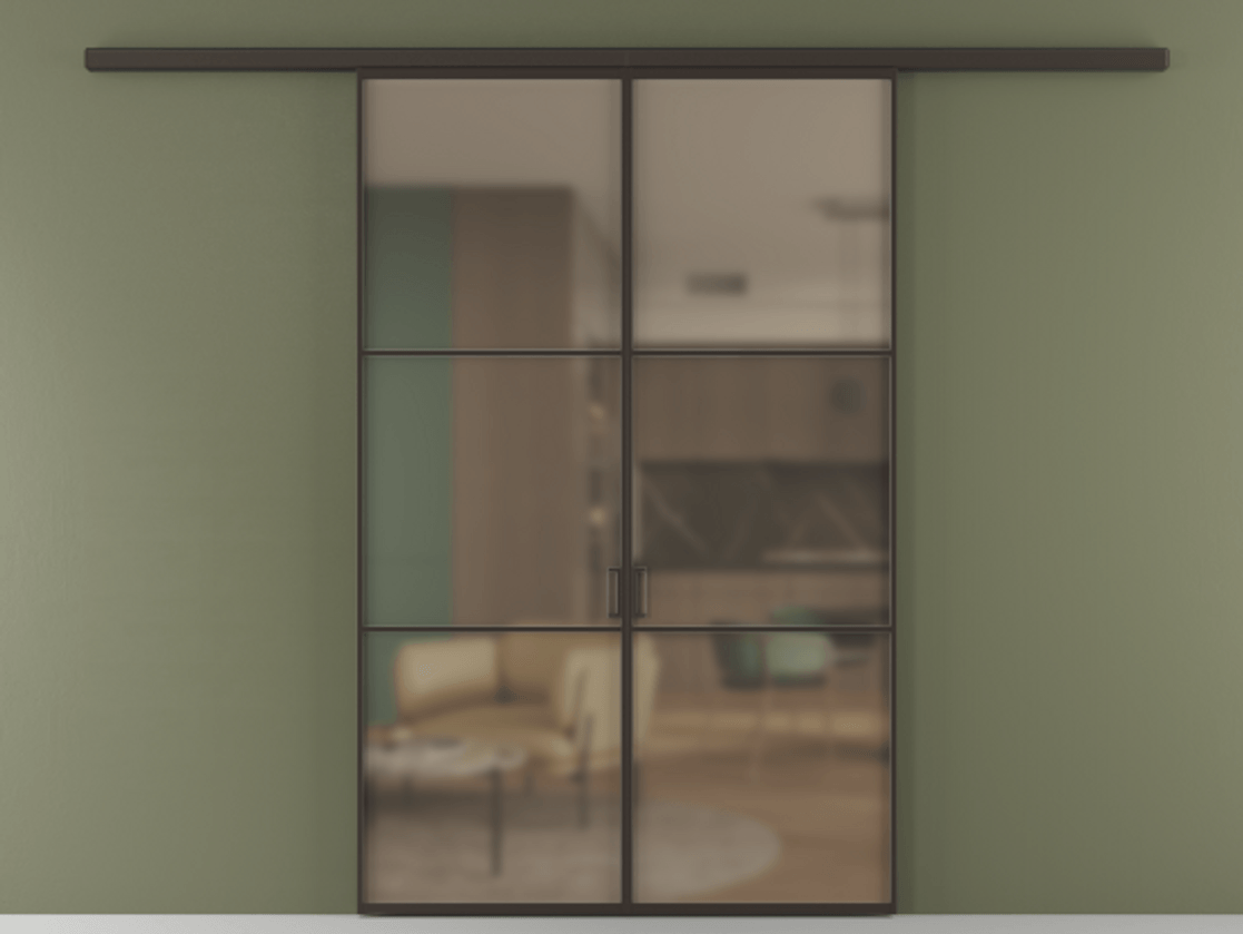 Перегородка Formato вдоль стены 2 створки АЛПР 040.03 Алюминий антрацит Сатинированное бронзовое стекло, триплекс. Цена 202960 ₽ 1. Полотно 2 шт. (800/2100 мм)
2. Комплект установки раздвижной системы
3. Базовый комплект фурнитуры
4.Ручка RONDO
. Фабрика дверей Волховец 8 (800) 551 43 19 Перегородка Formato вдоль стены 2 створки АЛПР 040.03 Алюминий антрацит Сатинированное бронзовое стекло, триплекс Цена 202960 ₽ | Volhovec