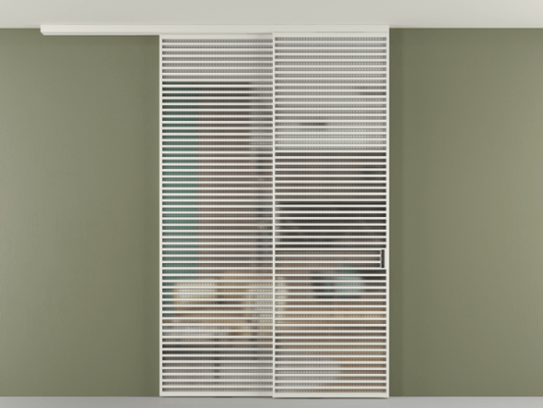 Перегородка Formato вдоль стены на потолок телескопик синхро 2 #VENDORCODE# #FURNISH# #GLASS# Цена #PRICE# #CURRENCY# | Volhovec