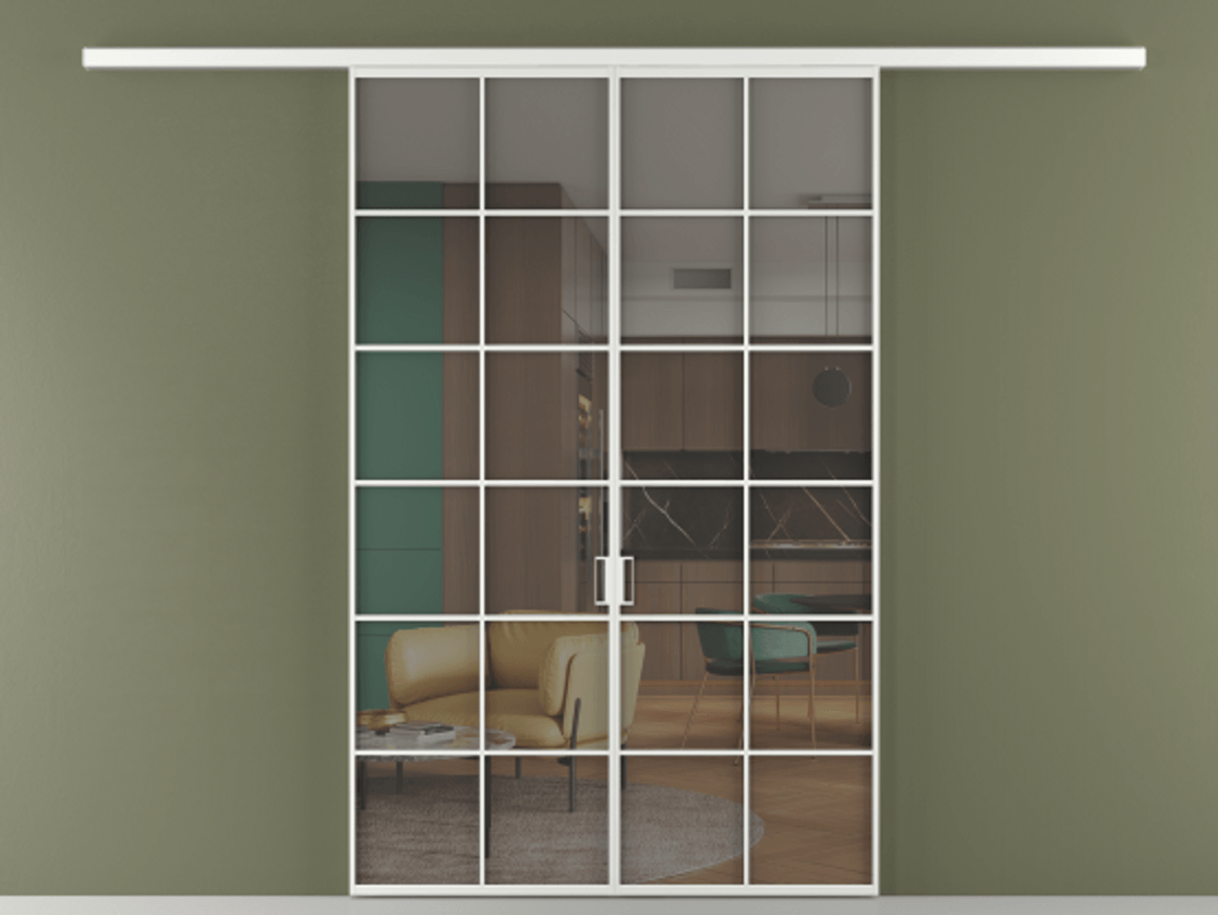 Перегородка Formato вдоль стены 2 створки АЛПР 040.05 Алюминий белоснежный Прозрачное серое стекло, триплекс. Цена 215440 ₽ 1. Полотно 2 шт. (800/2100 мм)
2. Комплект установки раздвижной системы
3. Базовый комплект фурнитуры
4.Ручка RONDO
. Фабрика дверей Волховец 8 (800) 551 43 19 Перегородка Formato вдоль стены 2 створки АЛПР 040.05 Алюминий белоснежный Прозрачное серое стекло, триплекс Цена 215440 ₽ | Volhovec