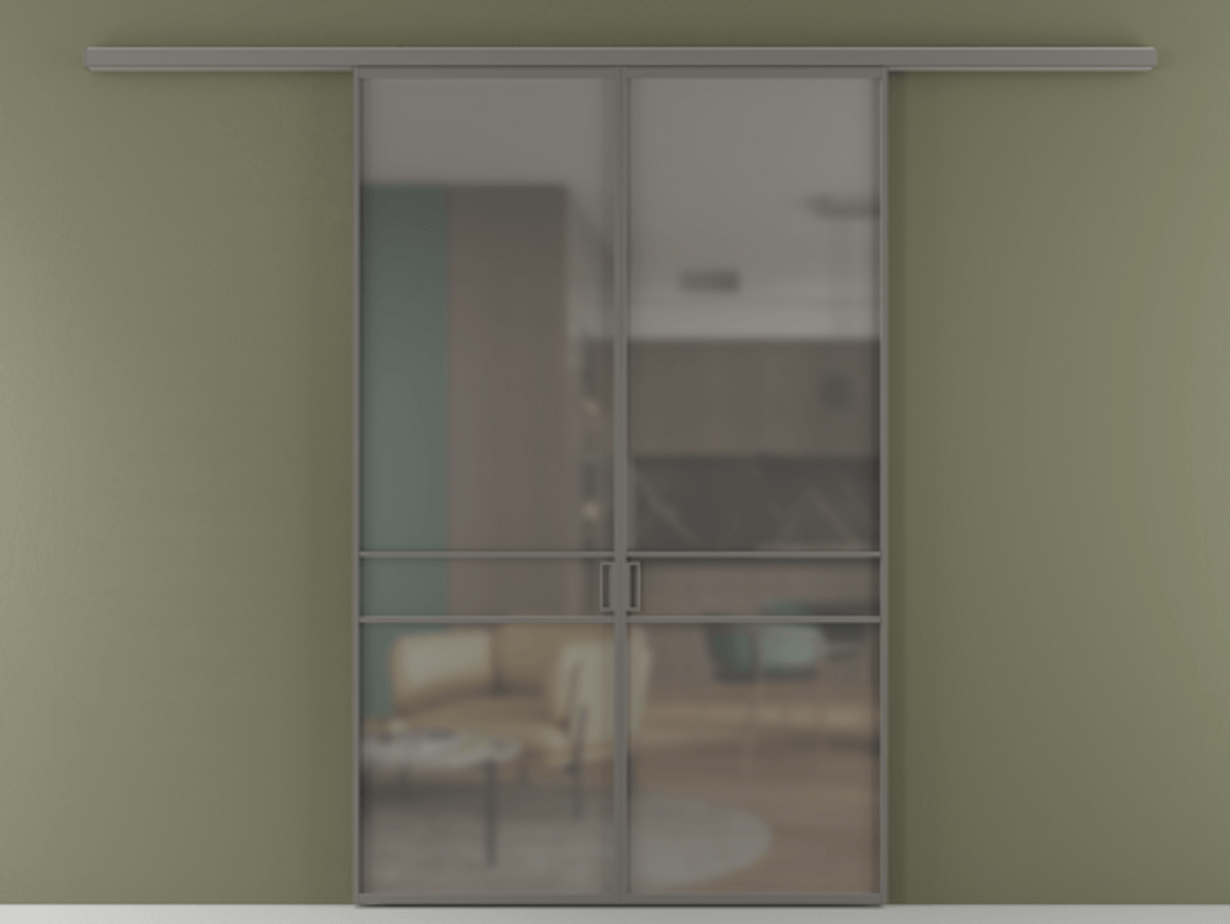 Перегородка Formato вдоль стены 2 створки АЛПР 040.02 Алюминий классический серый Сатинированное серое стекло, триплекс. Цена 202960 ₽ 1. Полотно 2 шт. (800/2100 мм)
2. Комплект установки раздвижной системы
3. Базовый комплект фурнитуры
4.Ручка RONDO
. Фабрика дверей Волховец 8 (800) 551 43 19 Перегородка Formato вдоль стены 2 створки АЛПР 040.02 Алюминий классический серый Сатинированное серое стекло, триплекс Цена 202960 ₽ | Volhovec