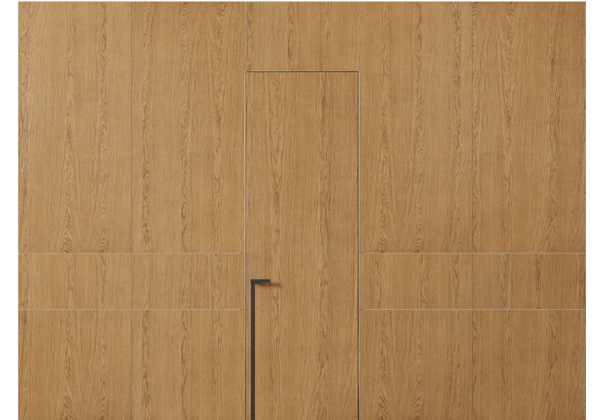 Панели для отделки стен Стеновая панель в древесной отделке Дуб миндальный матовый. Цвет Дуб миндальный матовый. Материал Шпон Naturwood. Коллекция Древесные отделки. Картинка.