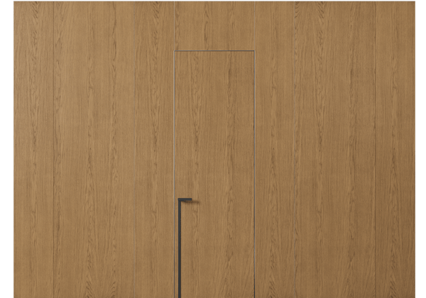 Панели для отделки стен Стеновая панель в древесной отделке Дуб сепия матовый. Цвет Дуб сепия матовый. Материал Шпон Naturwood. Коллекция Древесные отделки. Картинка.