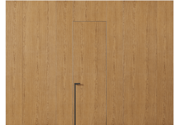 Панели для отделки стен Стеновая панель в древесной отделке Дуб миндальный матовый. Цвет Дуб миндальный матовый. Материал Шпон Naturwood. Коллекция Древесные отделки. Картинка.