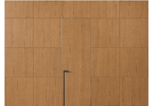 Панели для отделки стен Стеновая панель в древесной отделке Дуб сепия матовый. Цвет Дуб сепия матовый. Материал Шпон Naturwood. Коллекция Древесные отделки. Картинка.