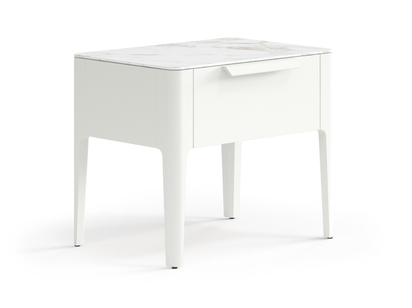 Мебель Тумба прикроватная Piega 1 ящик. Цвет Матовый жемчужный. Материал Гладкая эмаль. Коллекция Тумба прикроватная Piega 1 ящик. Фото. Мебель Тумба прикроватная Piega 1 ящик. Цвет Матовый жемчужный. Материал Гладкая эмаль. Коллекция Тумба прикроватная Piega 1 ящик. Картинка.