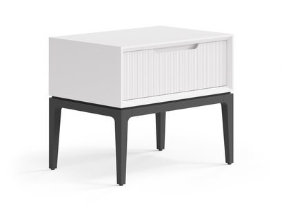 Мебель Тумба прикроватная Velvet 1 ящик. Цвет Матовый пудровый белый. Материал Гладкая эмаль. Коллекция Тумба прикроватная Velvet 1 ящик. Фото. Мебель Тумба прикроватная Velvet 1 ящик. Цвет Матовый пудровый белый. Материал Гладкая эмаль. Коллекция Тумба прикроватная Velvet 1 ящик. Картинка.