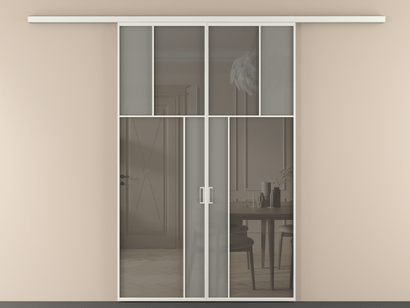 Алюминевая перегородка vd2_2_АСР_Серый сатин триплекс+Серый триплекс_new. Цвет Алюминий серый. Материал Алюминий в эмали. Коллекция Перегородка Mosaic вдоль стены двустворчатая. Фото. Алюминевая перегородка vd2_2_АСР_Серый сатин триплекс+Серый триплекс_new. Цвет Алюминий серый. Материал Алюминий в эмали. Коллекция Перегородка Mosaic вдоль стены двустворчатая. Картинка.