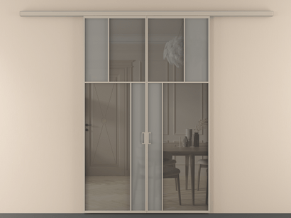 Алюминевая перегородка vd2_2_АБСК_Серый сатин триплекс+Серый триплекс_new. Цвет Алюминий бисквитный. Материал Алюминий в эмали. Коллекция Перегородка Mosaic вдоль стены двустворчатая. Фото. Алюминевая перегородка vd2_2_АБСК_Серый сатин триплекс+Серый триплекс_new. Цвет Алюминий бисквитный. Материал Алюминий в эмали. Коллекция Перегородка Mosaic вдоль стены двустворчатая. Картинка.