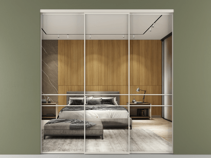 Алюминевая перегородка АЛПР 040.02_АОС_Зеркало триплекс_new. Цвет Алюминий облачно-серый. Материал Алюминий в эмали. Коллекция Перегородка Formato внутри проёма трёхстворчатая. Фото. Алюминевая перегородка АЛПР 040.02_АОС_Зеркало триплекс_new. Цвет Алюминий облачно-серый. Материал Алюминий в эмали. Коллекция Перегородка Formato внутри проёма трёхстворчатая. Картинка.