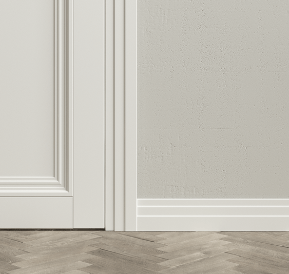 Плинтус Плинтус Каскадный. Цвет Белый шёлк. Коллекция Плинтус Каскадный. Картинка.