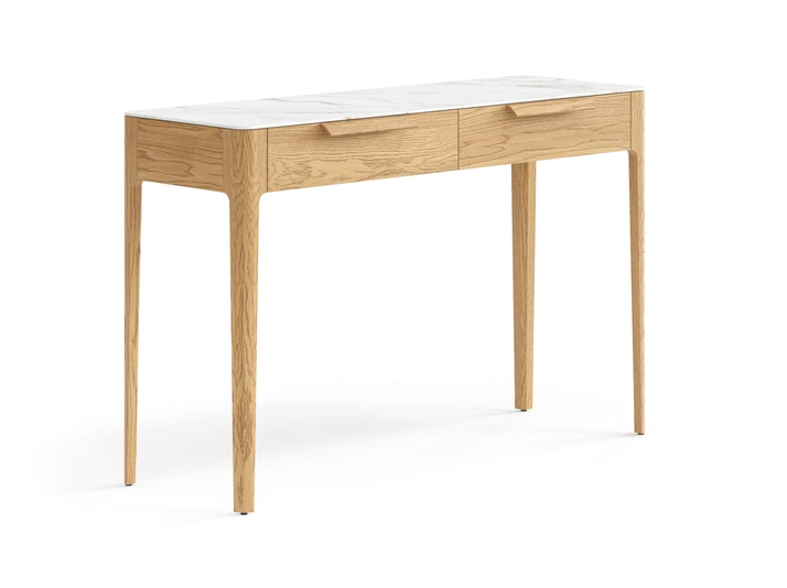 Мебель Консоль Piega 2 ящика. Цвет Дуб пшеничный матовый. Материал Массив дуба матовый. Коллекция Консоль Piega 2 ящика. Фото. Мебель Консоль Piega 2 ящика. Цвет Дуб пшеничный матовый. Материал Массив дуба матовый. Коллекция Консоль Piega 2 ящика. Картинка.