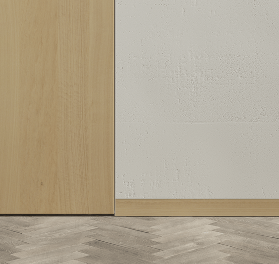 Плинтус Плинтус Скрытый. Цвет Эвкалипт бежевый матовый. Коллекция Плинтус Скрытый. Картинка.