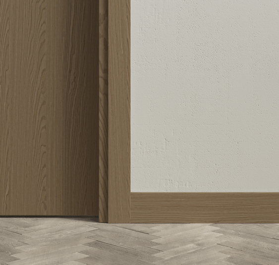 Плинтус Плинтус Плоский 100 мм. Цвет Дуб дымный. Коллекция Плинтус Плоский 100 мм. Картинка.