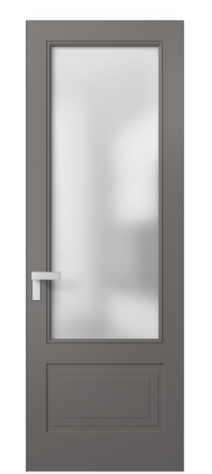Межкомнатная дверь 8342 МКЛС Сатин. Цвет Матовый классический серый. Материал Гладкая эмаль. Коллекция Rocca. Фото. Дверь межкомнатная 8342 МКЛС Сатин. Цвет Матовый классический серый. Материал Гладкая эмаль. Коллекция Rocca. Картинка.