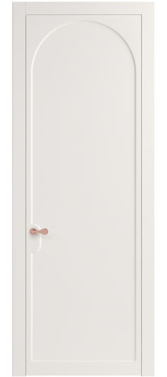 Дверь межкомнатная 7503 МПБЛ. Цвет Матовый пудровый белый. Материал Гладкая эмаль. Коллекция Softform. Картинка.