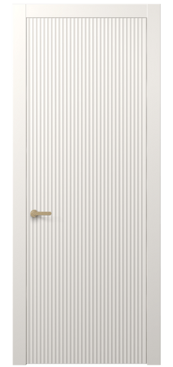 Дверь межкомнатная АКП 8641 МПБЛ. Цвет Матовый пудровый белый. Материал Гладкая эмаль. Коллекция Alba. Картинка.