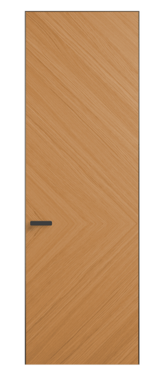 Дверь межкомнатная АКУ 0202 ДМНМР Дуб миндальный матовый. Цвет Дуб миндальный матовый рифт. Материал Радиальный шпон Naturwood. Коллекция Rift. Картинка.