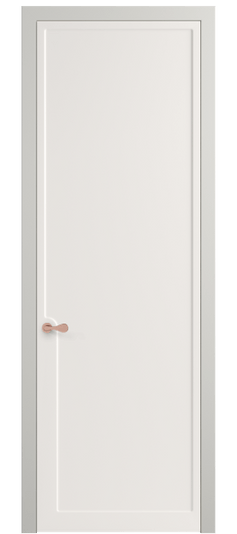Дверь межкомнатная 7502 МПБЛ. Цвет Матовый пудровый белый. Материал Гладкая эмаль. Коллекция Softform. Картинка.