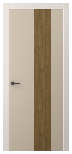 Дверь межкомнатная АКП 4225 ПЭСК. Цвет ПЭТ серо-коричневый . Материал ПЭТ. Коллекция Freedom. Картинка.